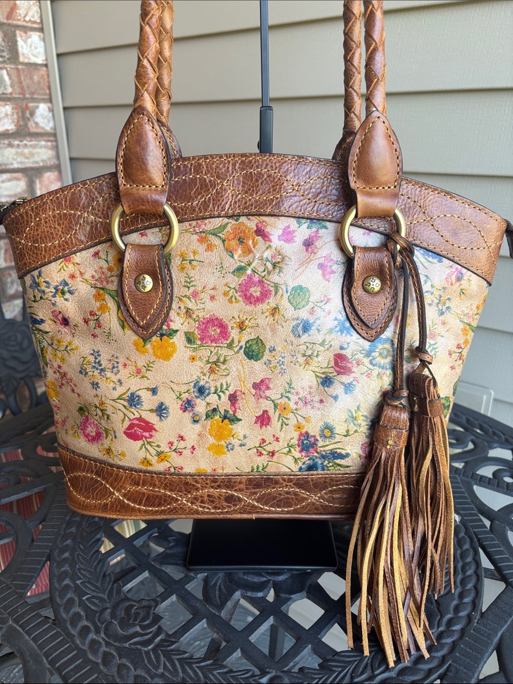 Patricia Nash Heritage Collection Zorita Prairie Rose Tote
